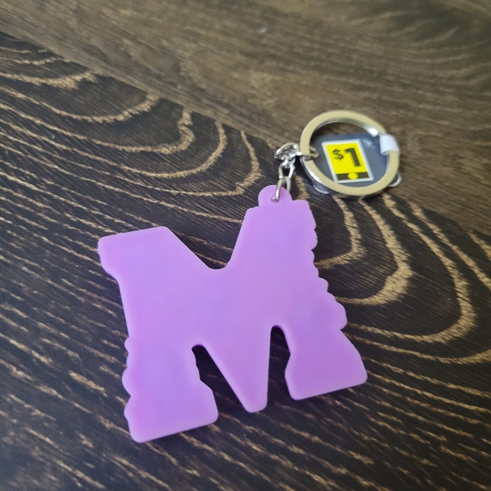 FREE With Another Purchase S Unicorn Initial Keychains  PICK ONE NEW - Picture 10 of 13